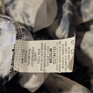 Robin Piccone silk long skirt Medium tiedye